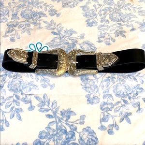 Double Buckle Western Belt
